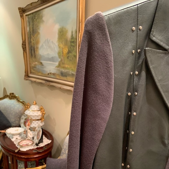 Nygard black leather jacket .size : M - Picture 10 of 14